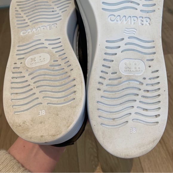 Camper black leather sneaker, size 38 (7.5 / 8) - Picture 12 of 14